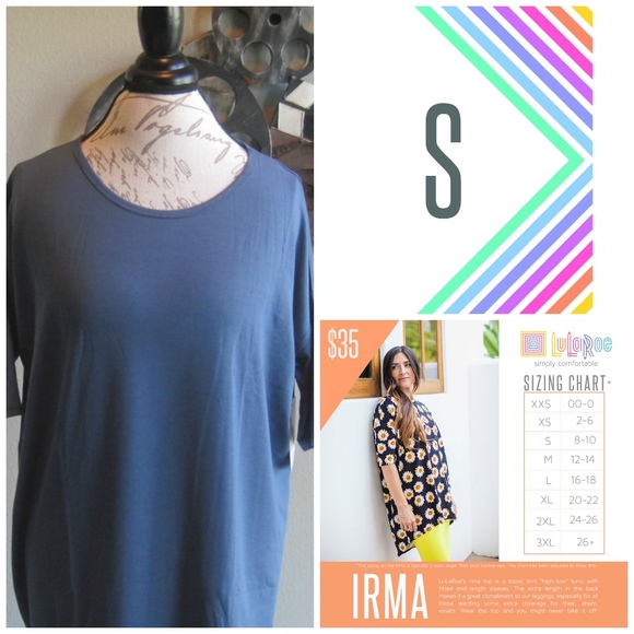 LuLaRoe Tops - LuLaRoe Irma - Size S Brand New with Tags!